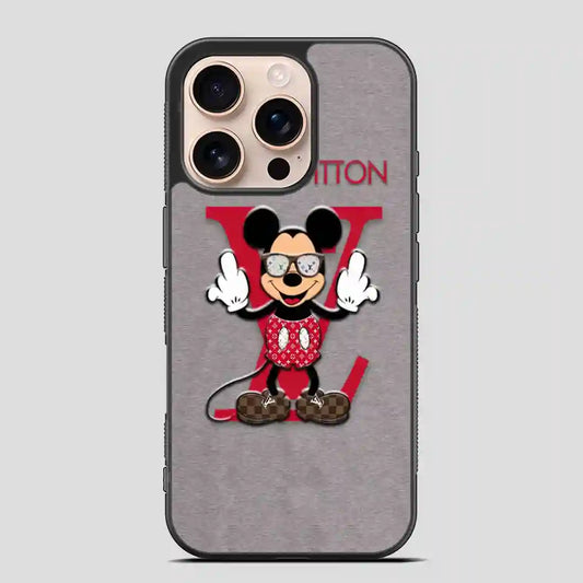 Louis Vuitton Disney Mickey Mouse iPhone 16 Pro Case