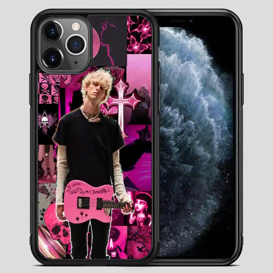 Machine Gun Kelly Guitar Rapper Pink iPhone 11 Pro Max Case