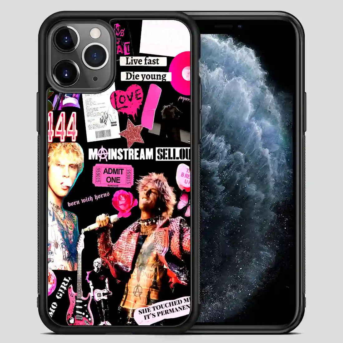 Machine Gun Kelly Rapper Collage Song iPhone 11 Pro Max Case