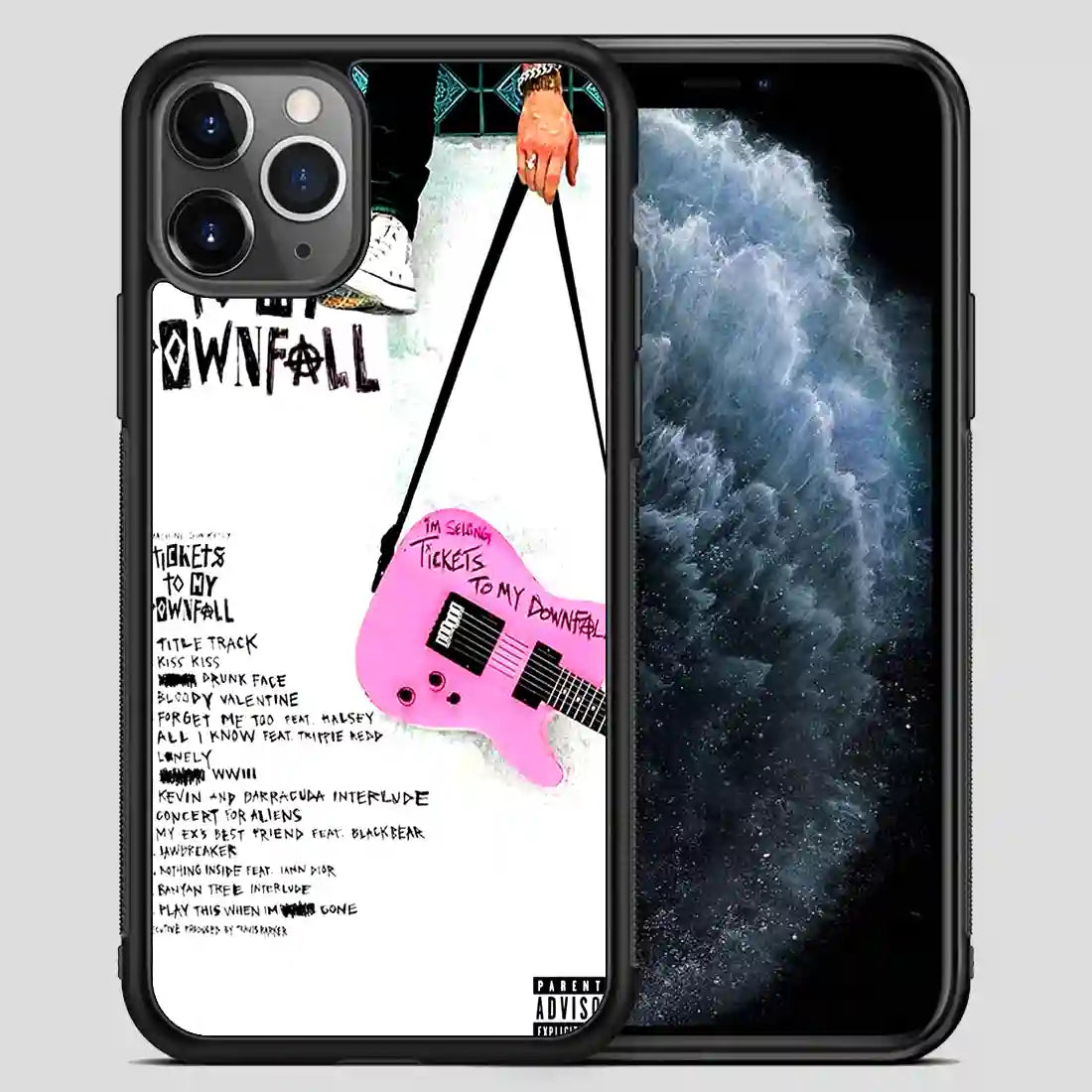 Machine Gun Kelly Tickets To My Downfall Guitar iPhone 11 Pro Max Case