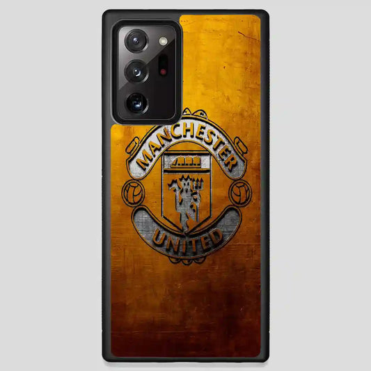 Manchester United Gold Logo Sport Samsung Galaxy Note 20 Ultra Case