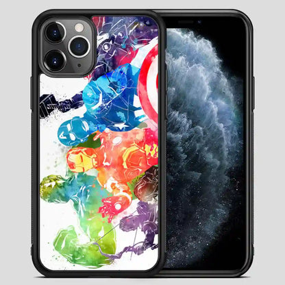 Marvel Avengers Watercolor iPhone 11 Pro Max Case