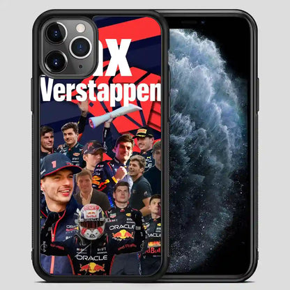 Max Verstappen Collage Art iPhone 11 Pro Max Case