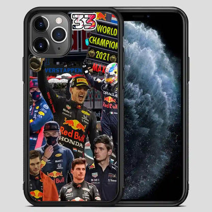 Max Verstappen Collage iPhone 11 Pro Max Case