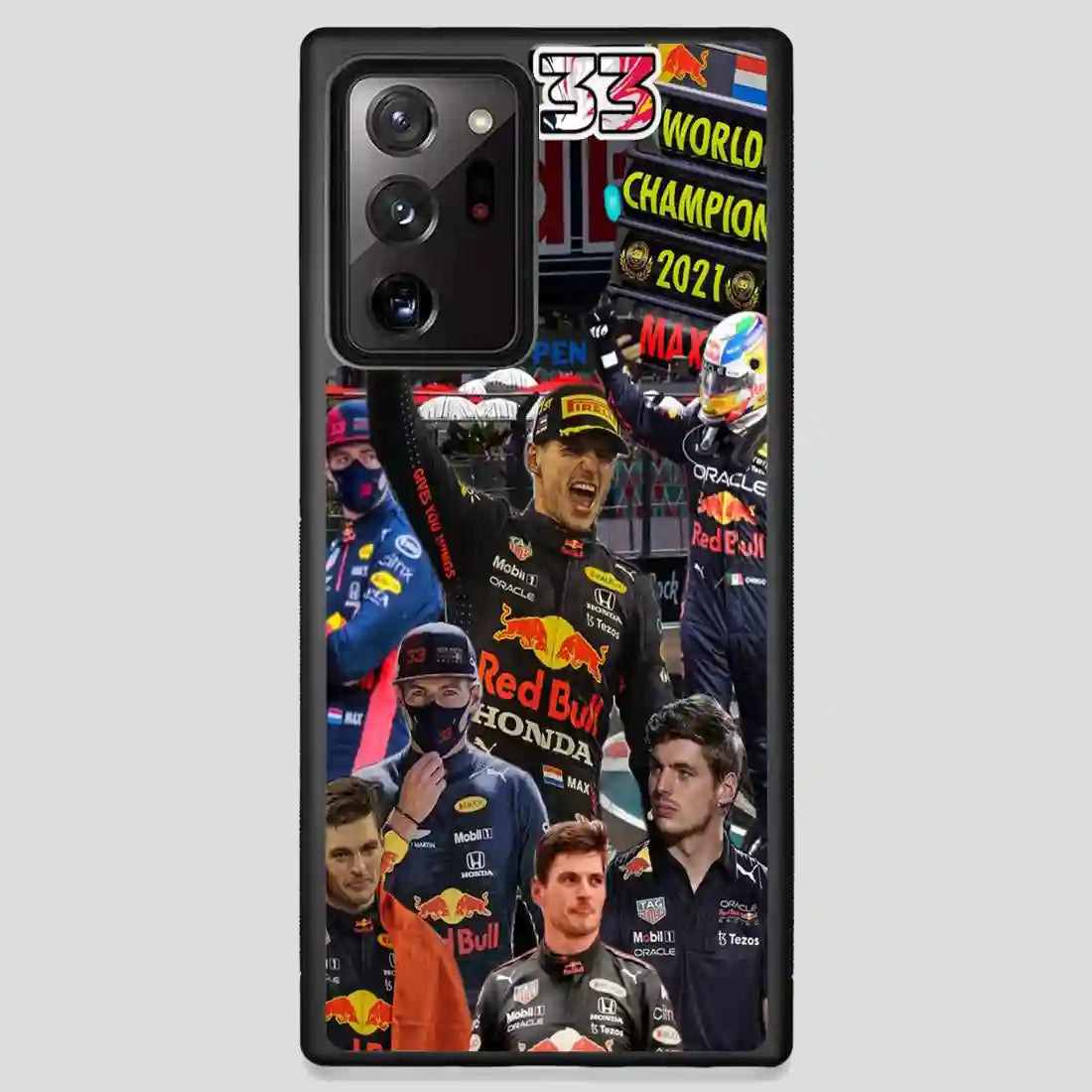 Max Verstappen Collage Samsung Galaxy Note 20 Ultra Case