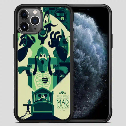 Mickey Mouse Mad Doctor Poster iPhone 11 Pro Max Case