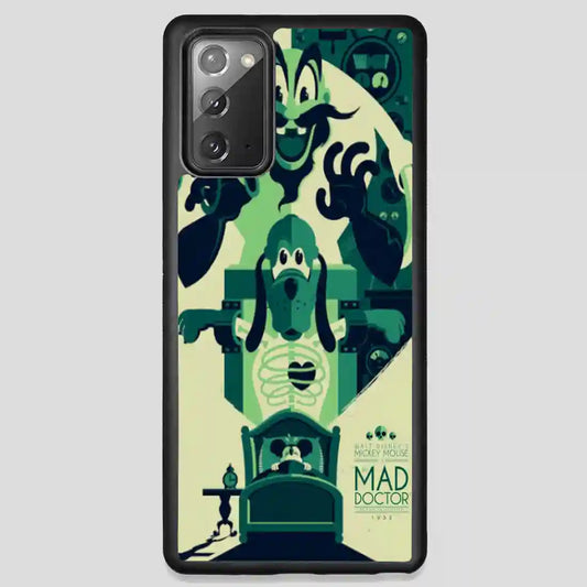 Mickey Mouse Mad Doctor Poster Samsung Galaxy Note 20 Case