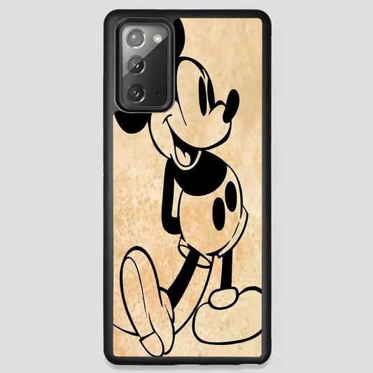 Mickey Mouse Old Vintage Quote Samsung Galaxy Note 20 Case