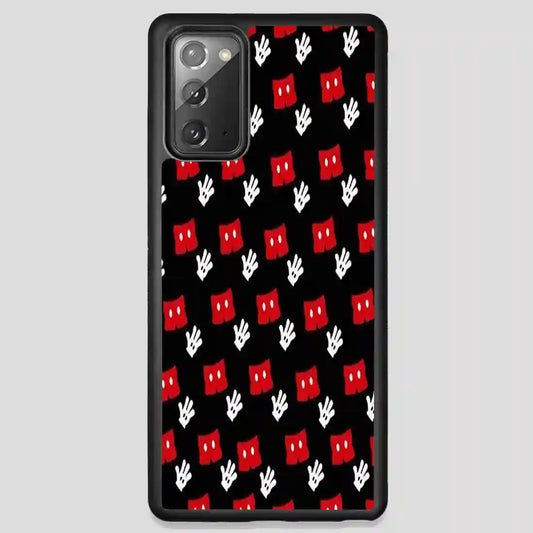 Mickey Mouse Pattern Samsung Galaxy Note 20 Case