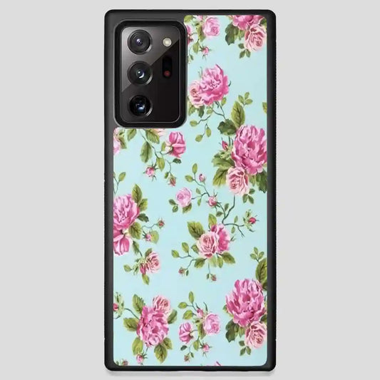 Mint Flower Samsung Galaxy Note 20 Ultra Case