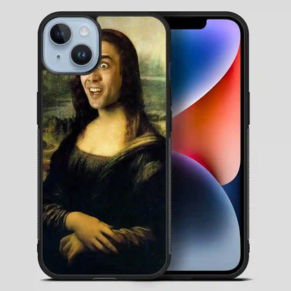 Nicolas Cage Monalisa iPhone 14 Plus Case