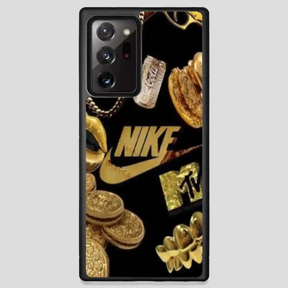 Nike Golden Samsung Galaxy Note 20 Ultra Case