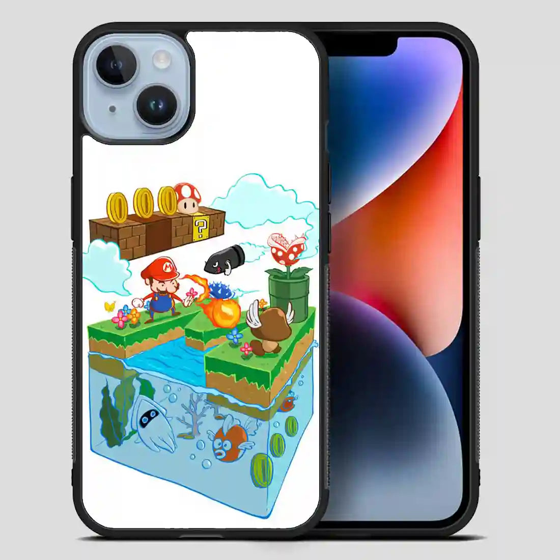 Nintendo Its Me Mario Illustration iPhone 14 Plus Case