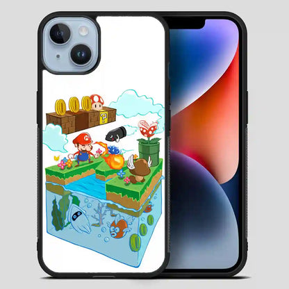 Nintendo Its Me Mario Illustration iPhone 14 Plus Case