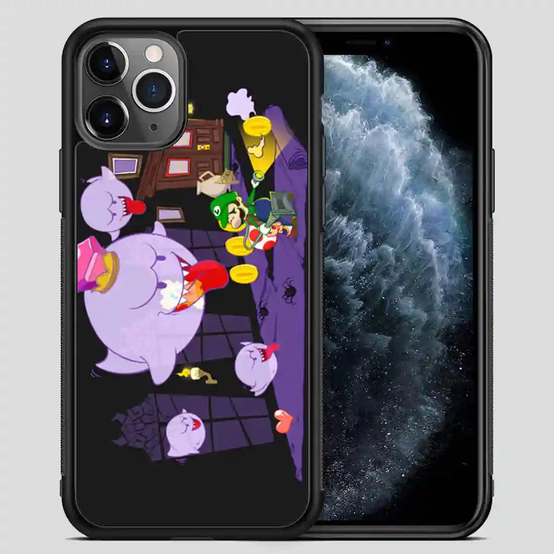 Nintendo Luigi Haunted Mansion And King Boo Art iPhone 11 Pro Max Case