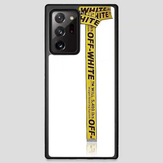 Off White Handcraft Samsung Galaxy Note 20 Ultra Case