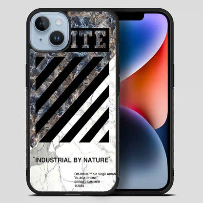 Off White Marble Art iPhone 14 Plus Case