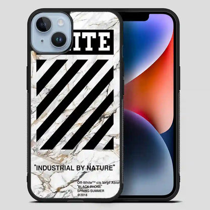 Off White Marble iPhone 14 Plus Case