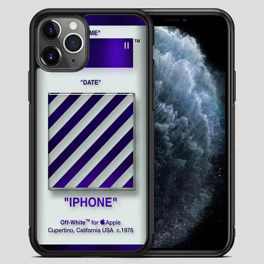 Off White Purple iPhone 11 Pro Max Case