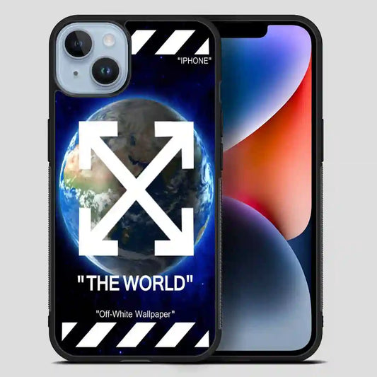 Off White The World iPhone 14 Plus Case