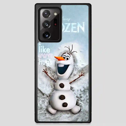 Olaf Frozen Disney Funny Samsung Galaxy Note 20 Ultra Case