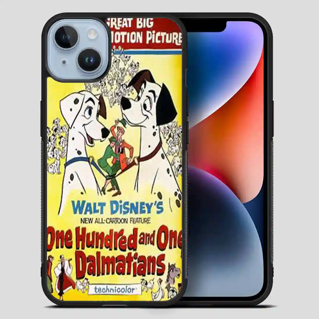 One Hundres And One Dalmatians Poster iPhone 14 Plus Case