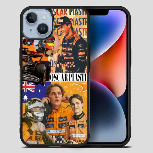 Oscar Piastri Collage iPhone 14 Plus Case