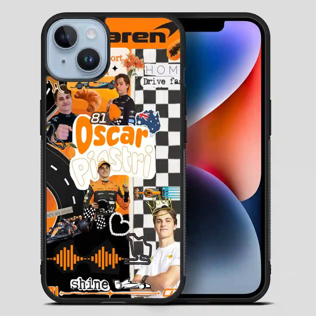 Oscar Piastri iPhone 14 Plus Case