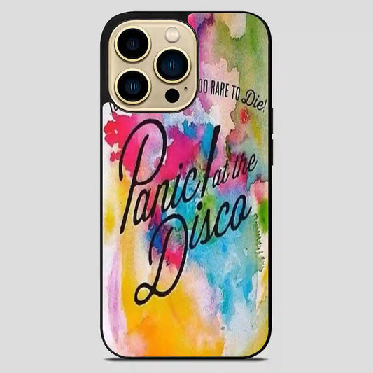 Panic At The Disco Watercolor iPhone 14 Pro Max Case