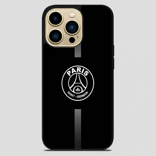 Paris Saint Germain Football Club Black iPhone 14 Pro Max Case