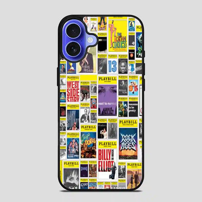 Playbill Collage iPhone 16 Case