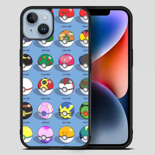 Pokeball All Character iPhone 14 Plus Case