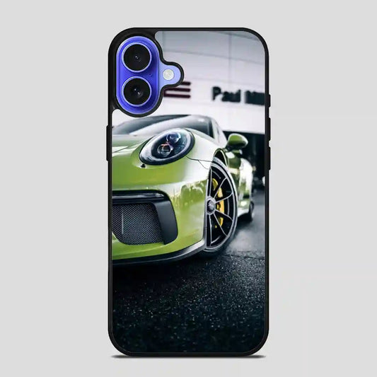 Porschase Showroom Car iPhone 16 Case