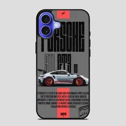 Porsche 911 Gt3 Rs iPhone 16 Case