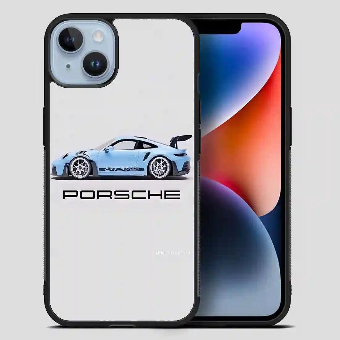 Porsche Gt3 Rs Blue iPhone 14 Plus Case