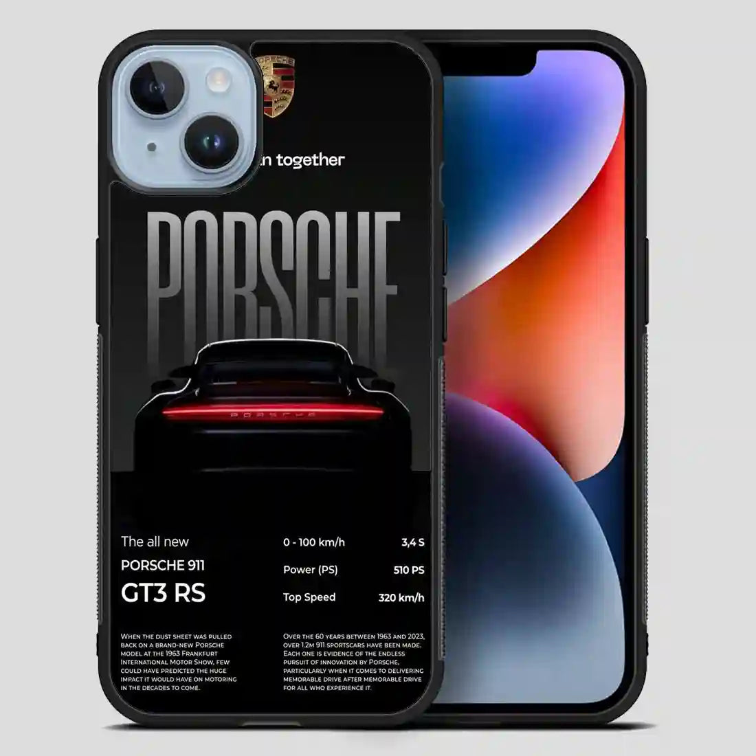 Porsche Let S Win Together iPhone 14 Plus Case