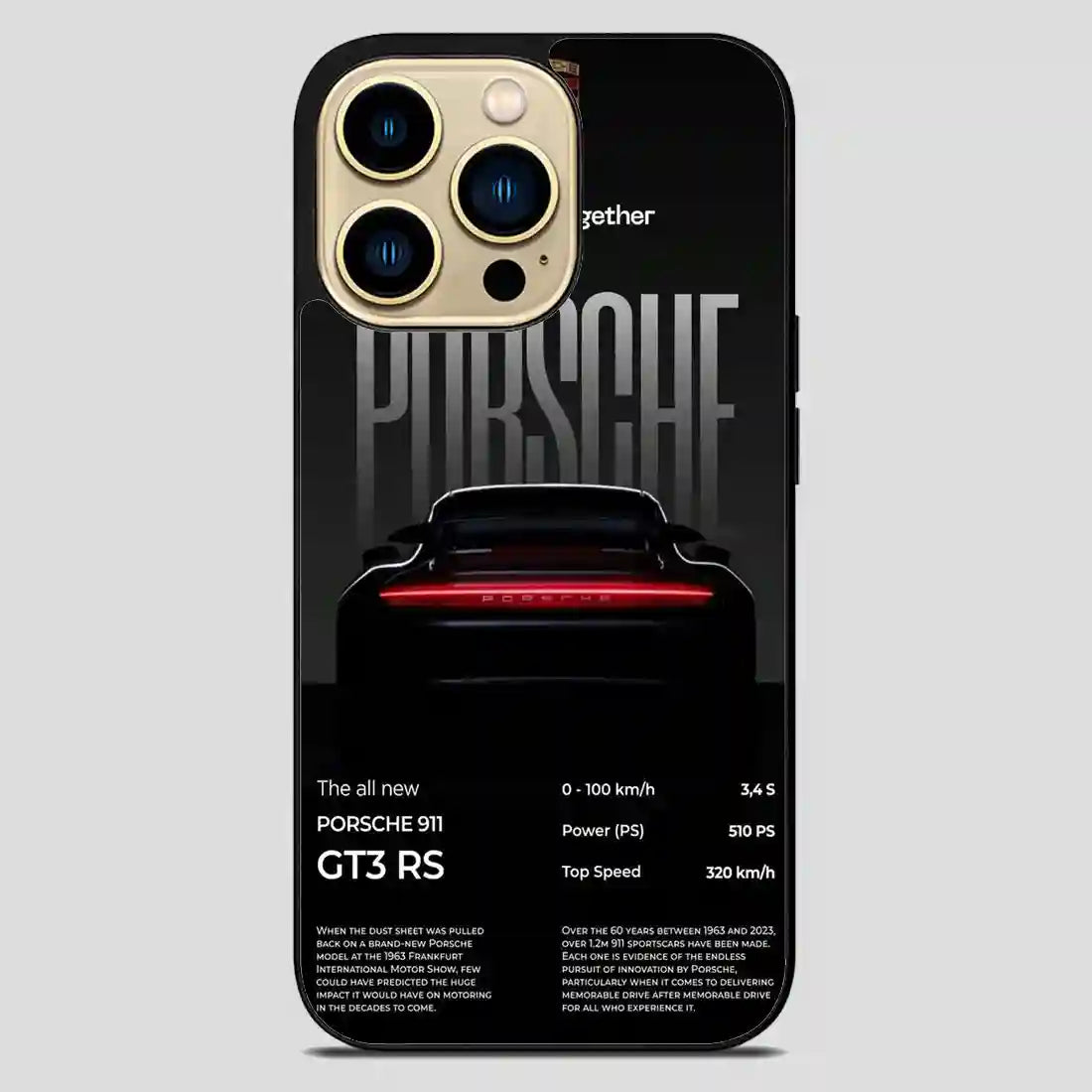 Porsche Let S Win Together iPhone 14 Pro Max Case