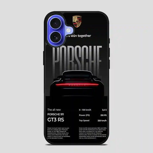 Porsche Let S Win Together iPhone 16 Case