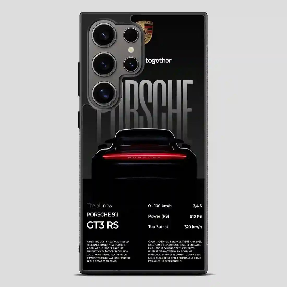 Porsche Let S Win Together Samsung Galaxy S24 Ultra Case