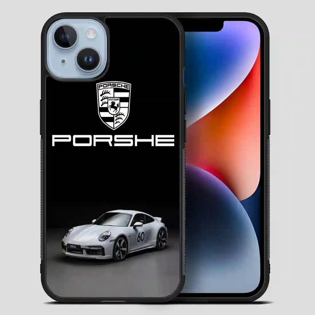 Porsche Logo Sympel iPhone 14 Plus Case