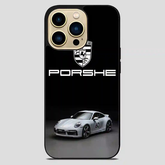 Porsche Logo Sympel iPhone 14 Pro Max Case