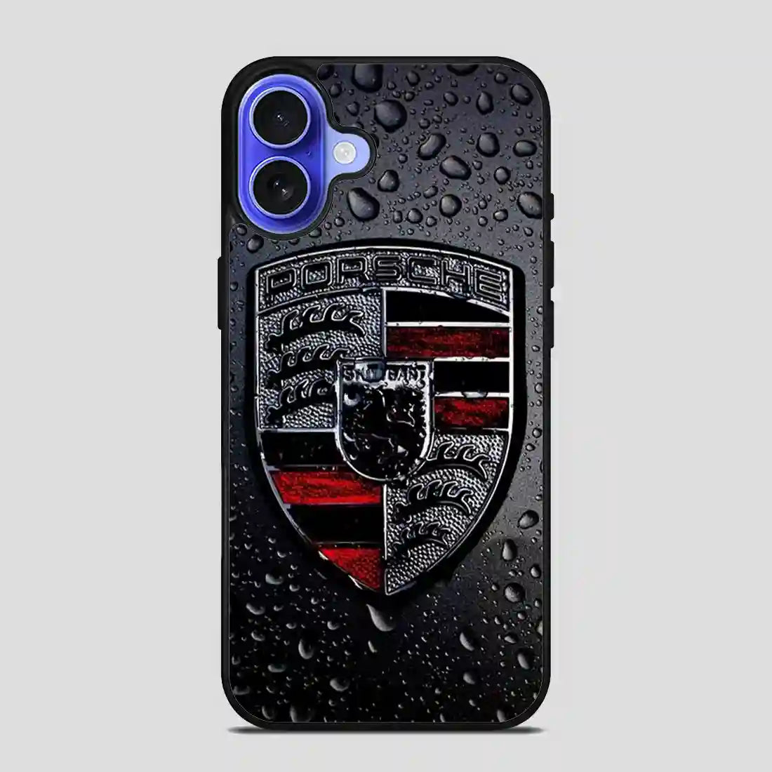 Porsche Logo Wallpaper iPhone 16 Case