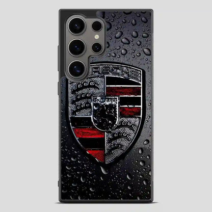Porsche Logo Wallpaper Samsung Galaxy S24 Ultra Case