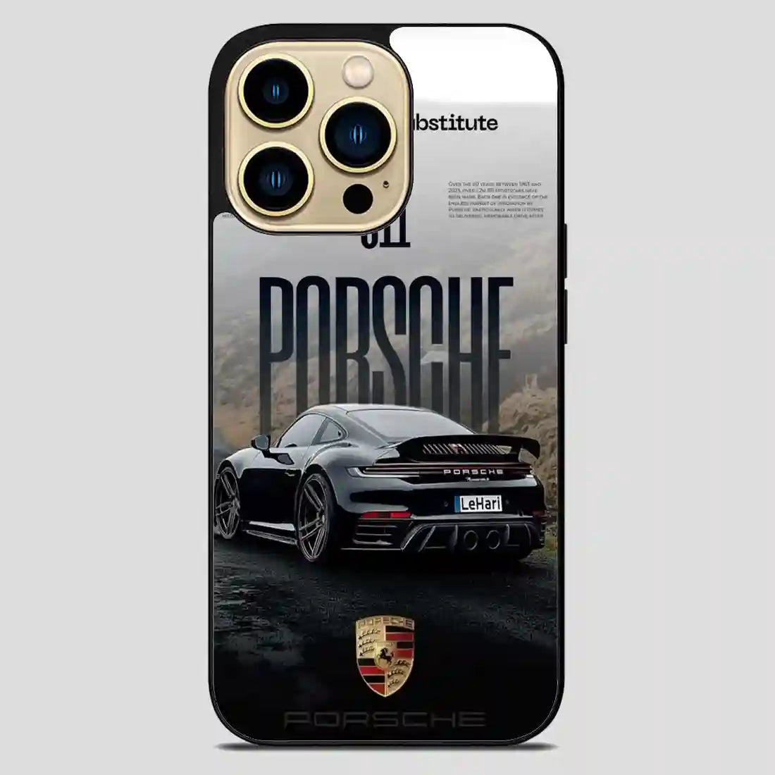 Porsche There Is No Subtitute iPhone 14 Pro Max Case