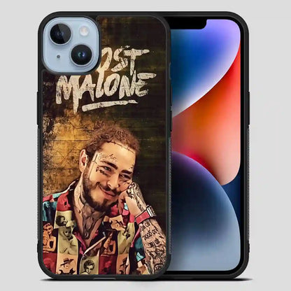 Post Malone Rapper Vintage iPhone 14 Plus Case