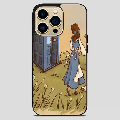 Princess Disney Tardis iPhone 14 Pro Max Case