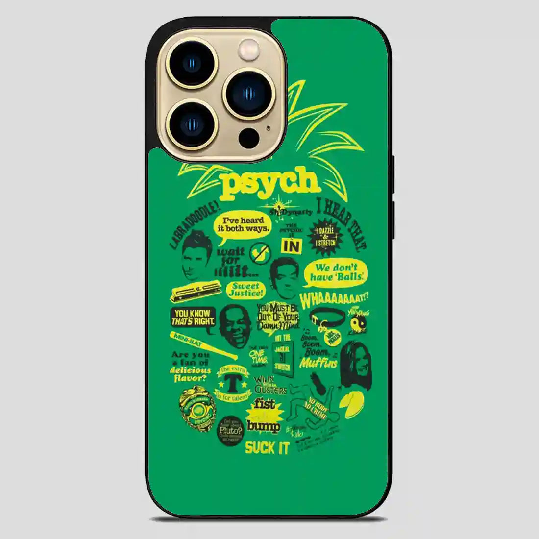 Psych Vintage iPhone 14 Pro Max Case