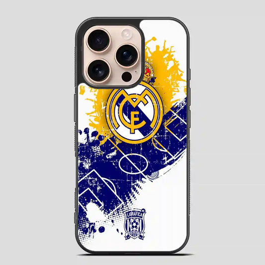 Real Madrid Art iPhone 16 Pro Case