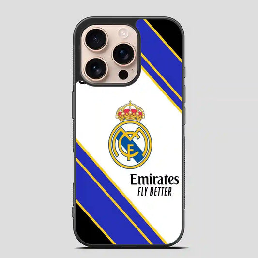 Real Madrid Emirates Fly Better iPhone 16 Pro Case