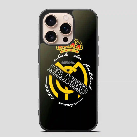 Real Madrid King Logo iPhone 16 Pro Case